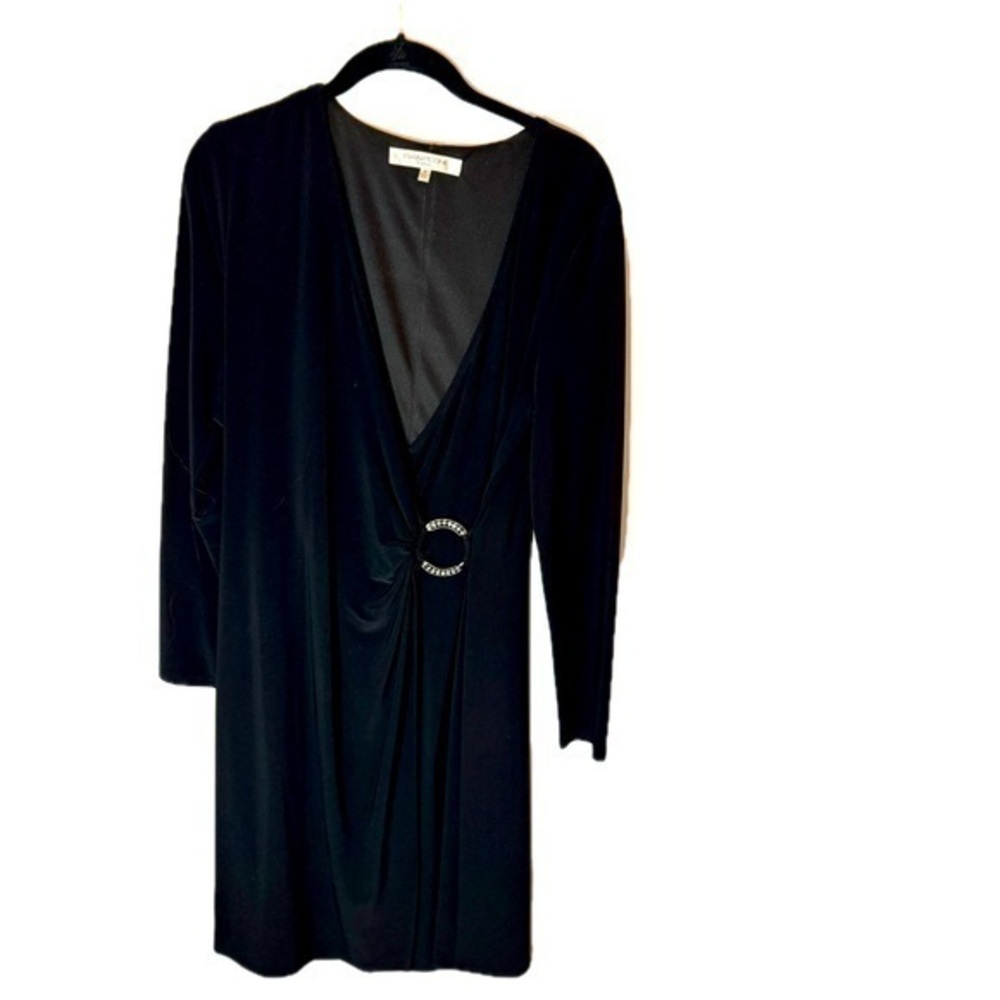 Evan Picone Black Dress – Size 10 – Excellent Vintage Condition